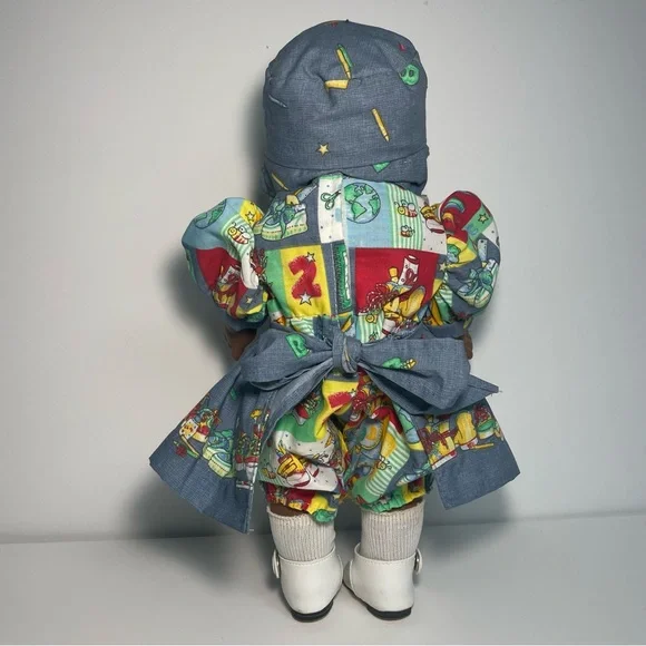 Daisy Kingdom 12" Vintage Dark Skinned Rosie Doll and Extra Outfit - Picture 7 of 9